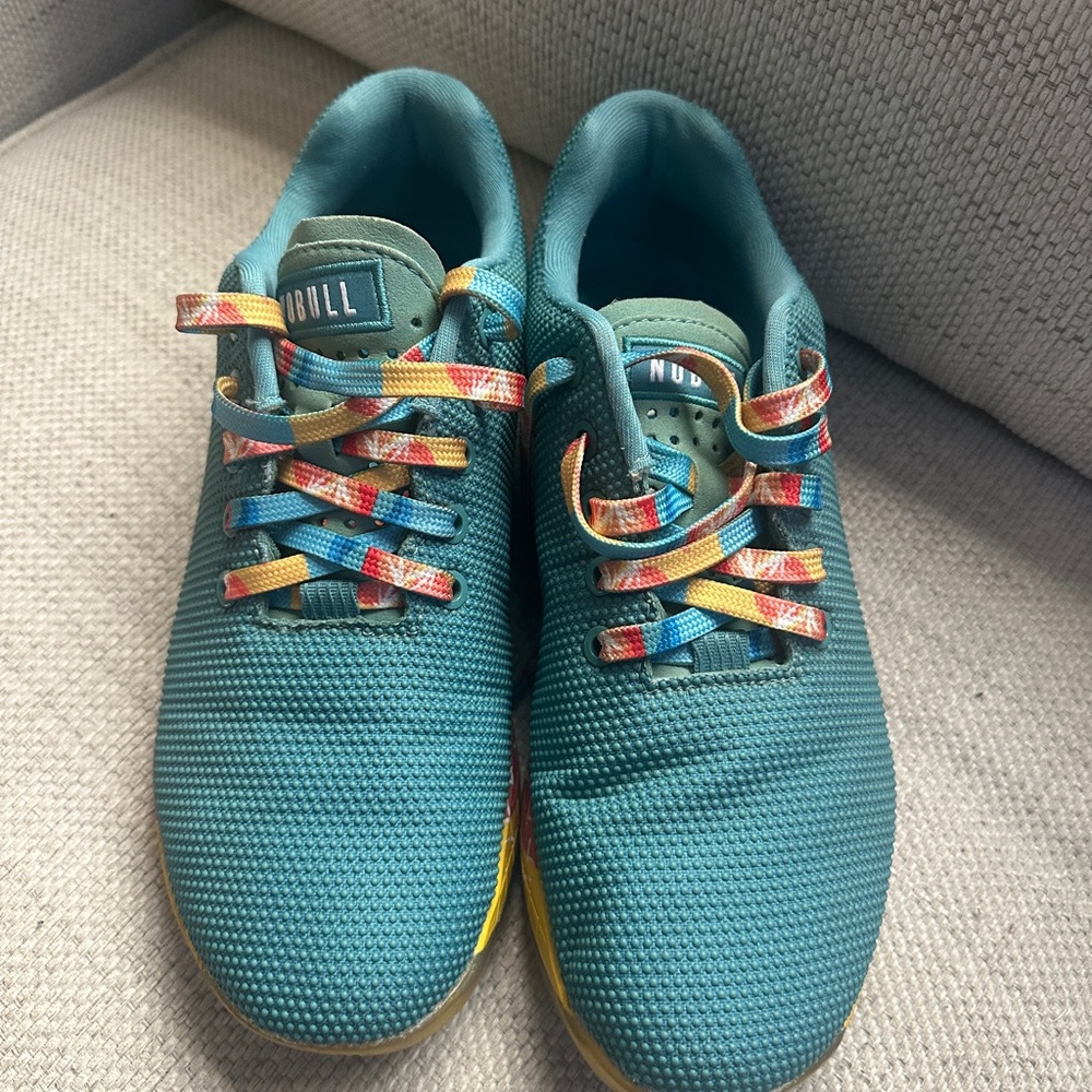 Nobull Men Shoes Size 8.5 Women 10 Teal Athleisure Lagoon Unisex